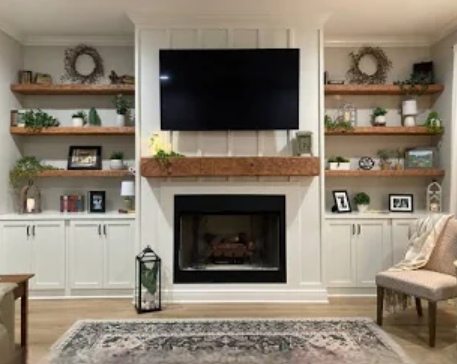 Custom built-ins and shelving — Austin home