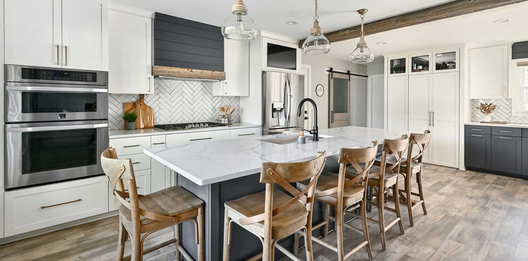 Modern farmhouse kitchen remodel — Austin, TX